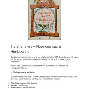 Tiefenanalyse: Naseweis sucht Himbeereis